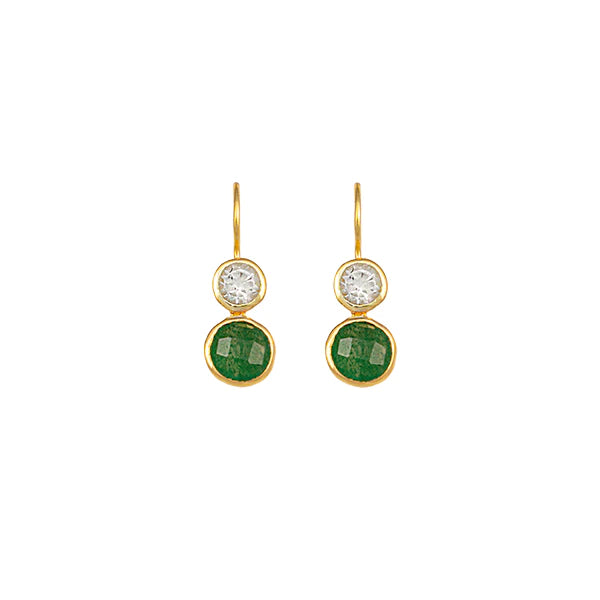 Lilypad Earrings-Gold