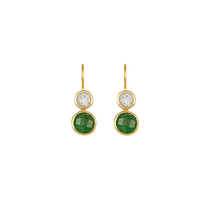 Lilypad Earrings-Gold