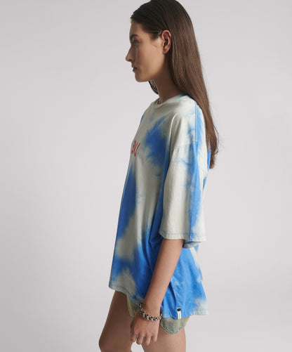 Rouge Love Kobe Tee - Blue Tie Dye