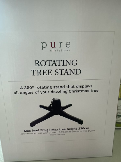 Plastic Rotating Indoor Tree Stand