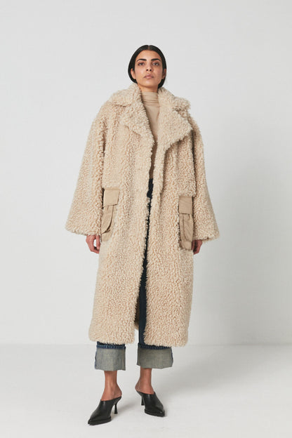 Beryl coat - natural