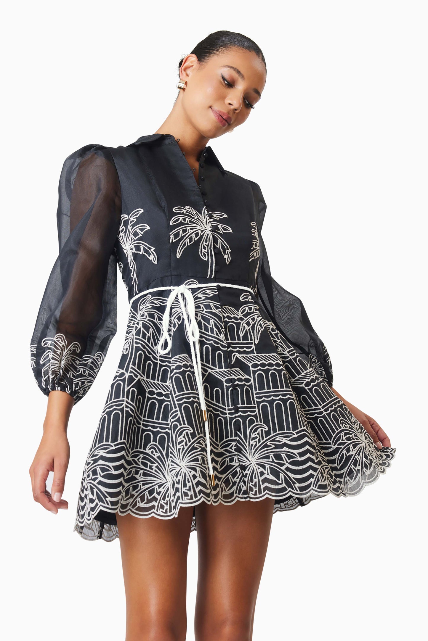 NYX LONGSLEEVE MINI DRESS