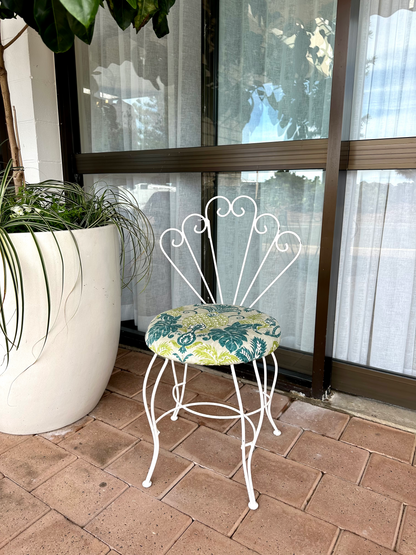 3 Piece Table & Chairs with Designer Fabric