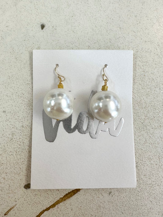 Large Pearl Earrings