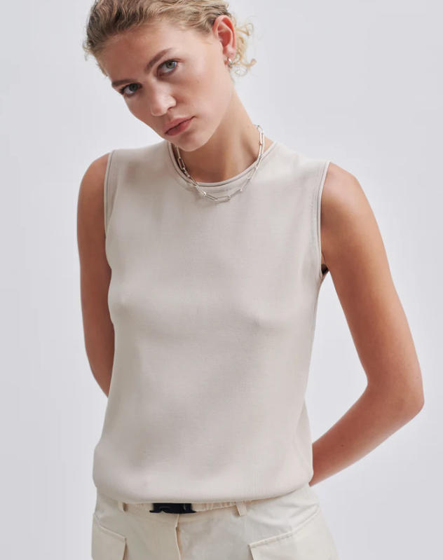 Wilda Knit Top french oak