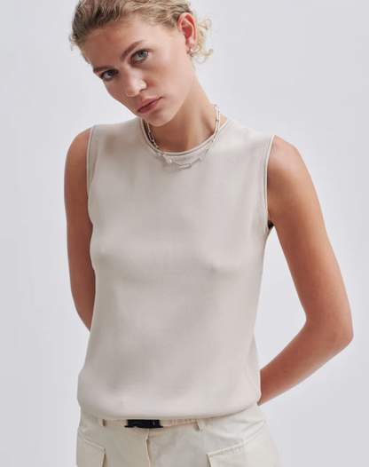 Wilda Knit Top french oak