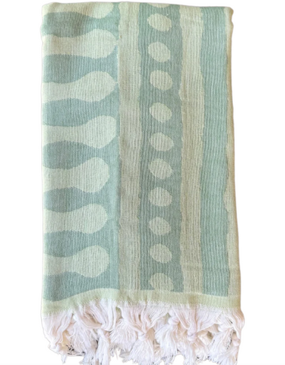 Tribal Turkish Towel Pistachio & Olive