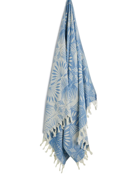 Frond Pattern Turkish Towel