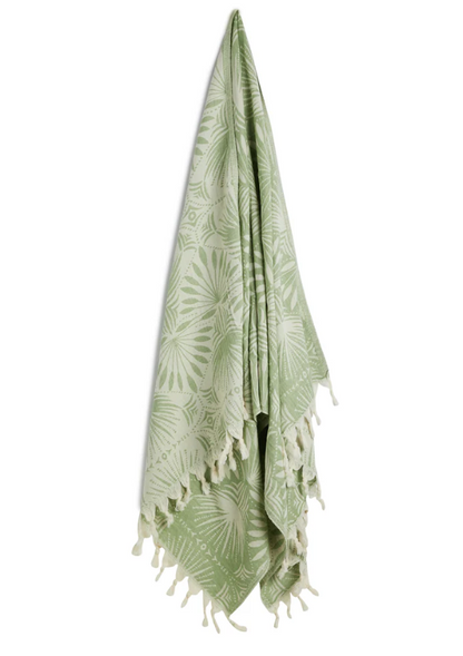 Frond Pattern Turkish Towel