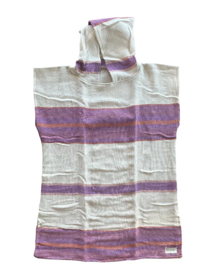 Stripe Turkish Towel PONCHO adults