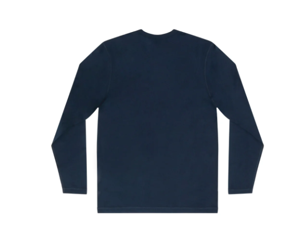 Solid Deep Blue Long Sleeve