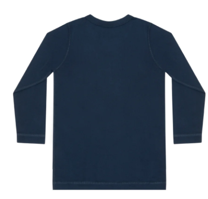 Solid Deep Blue Long Sleeve