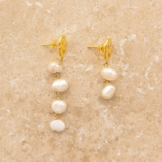 AMARA pearl drop earrings