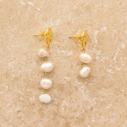 AMARA pearl drop earrings