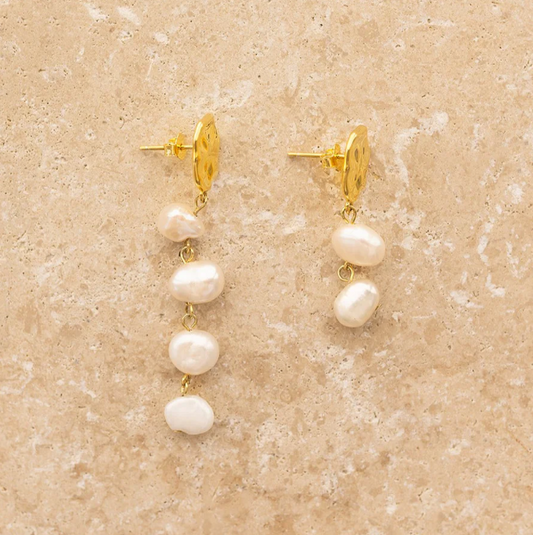 AMARA pearl drop earrings