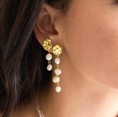 AMARA pearl drop earrings