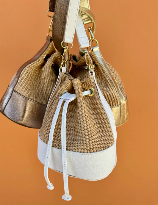 Sofia Bucket Bag - Bronze