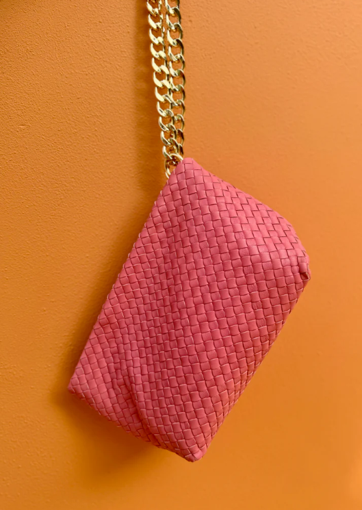 Lulu Woven Bag - Pink