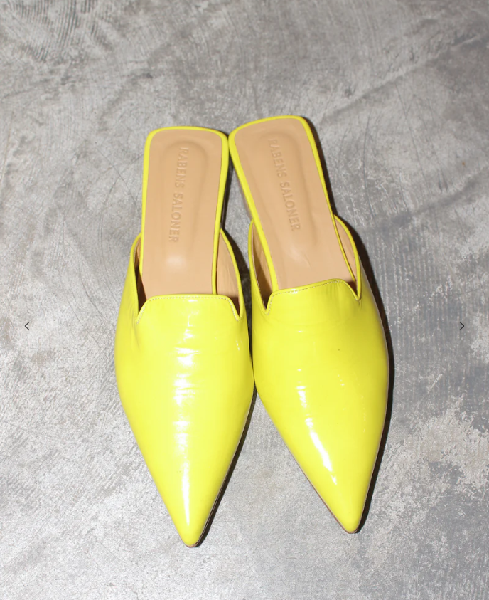 ADDY POINTY SLIPPER I LEMON