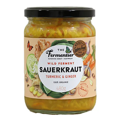 Ginger & Tumeric Sauerkraut