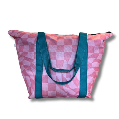 Geometric Swirl Tote